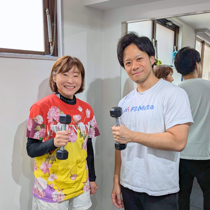 Fit Mate武蔵小山店に通う50代女性会員の声