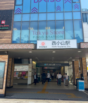 西小山駅からFit Mate 西小山店への道順1